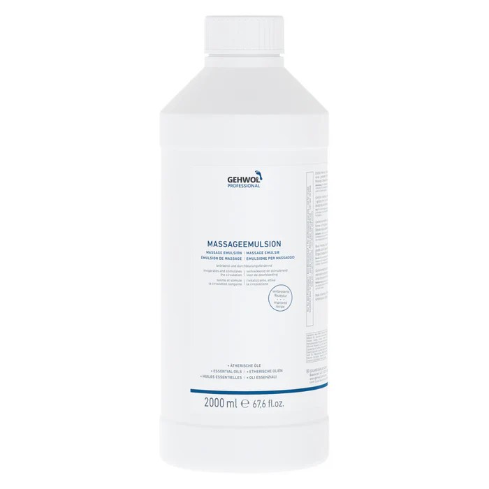[GE 1524514] GEHWOL® Emulsion pour massage des pieds (sans pompe) 2000 ml