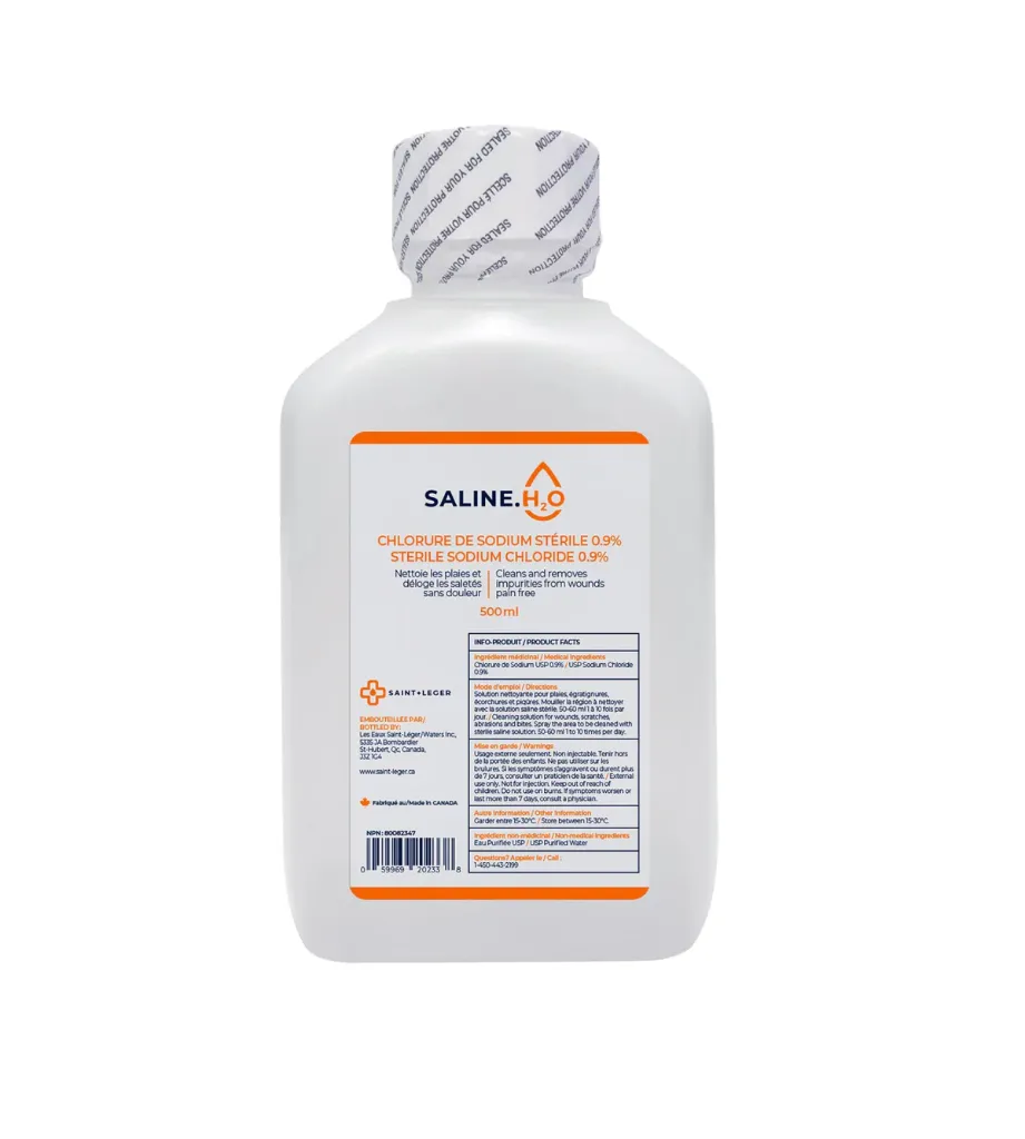 Chlorure de Sodium stérile sodium chloride 500ML