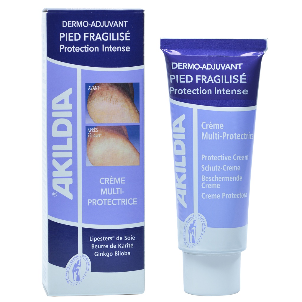 *AKILÉÏNE® Crème pour pieds Multi-Protectrice Akildia - 75 ml