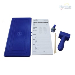 [21.105.1] Podographe avec rouleau encreur et encre